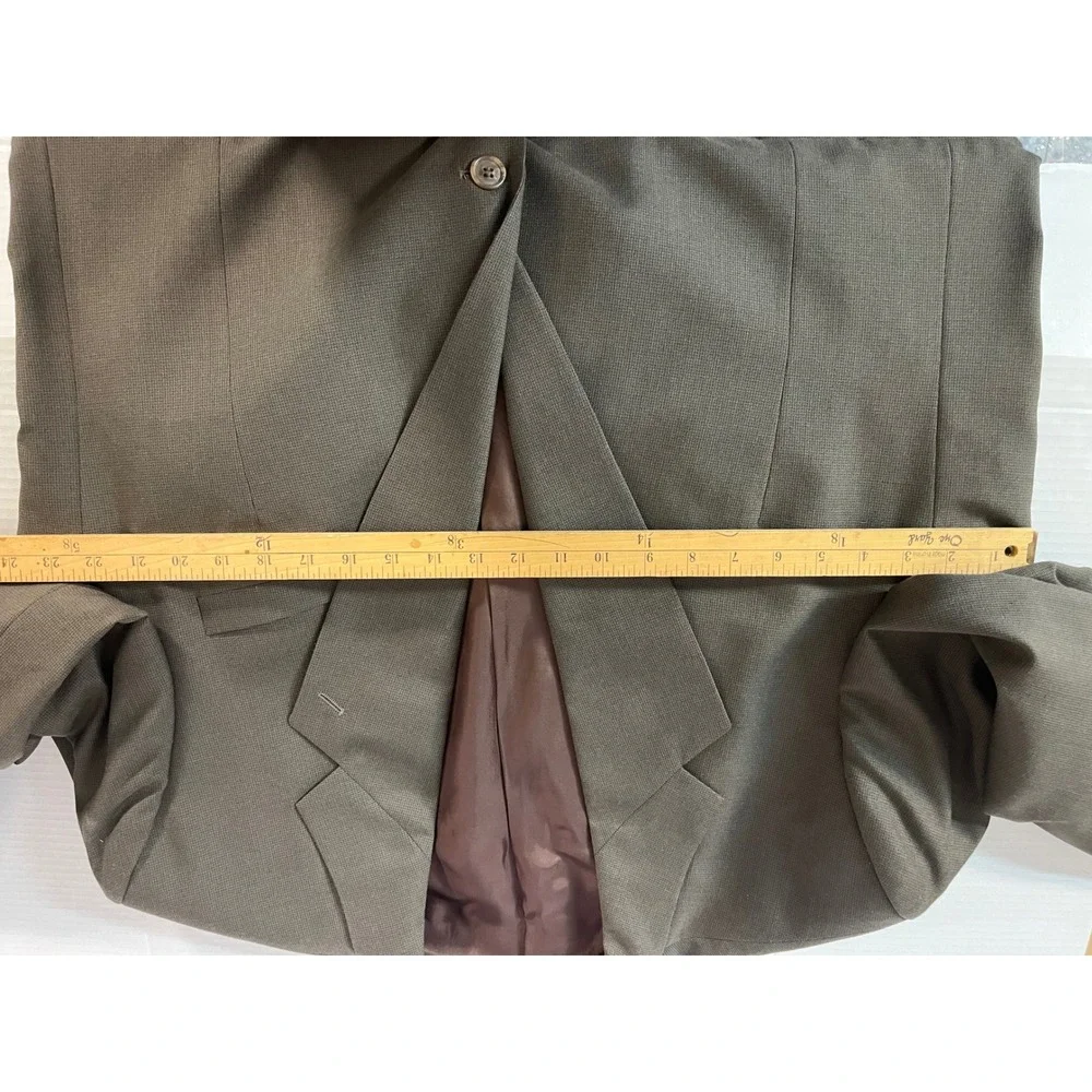 Kilburne and Finch Suit Jacket Mens 46L Olive Green Excellent Wool Blend‎ Blazer